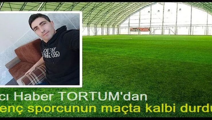 Genç sporcunun maçta kalbi durdu