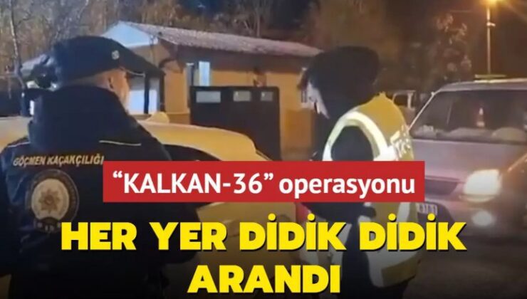 Kalkan operasyonlarında 656 düzensiz göçmen yakalandı