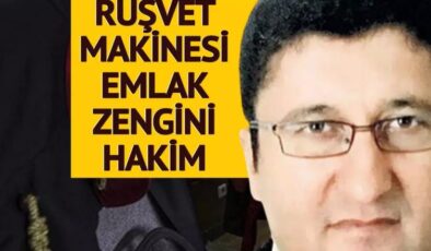 Rüşvet makinesi hakimin cezası onandı!