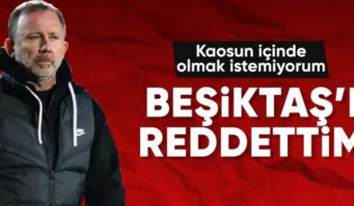 Sergen Yalçın’dan Beşiktaş açıklaması