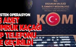 138 adet gümrük kaçağı cep telefonu ele geçirildi