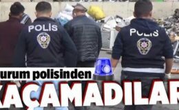 Erzurum polisinden operasyonlar: İşte bir aylık bilanço