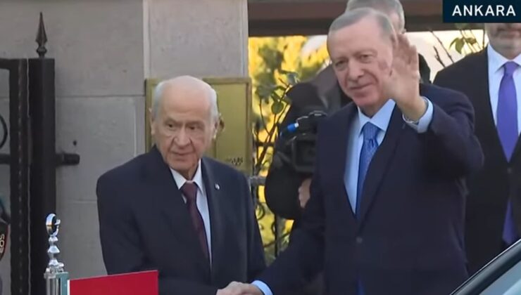 Erdoğan-Bahçeli görüşmesi başladı