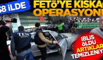 38 ilde FETÖ operasyonu: 63 gözaltı