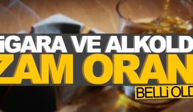 Alkol ve sigaraya gelecek ÖTV zammı belli oldu