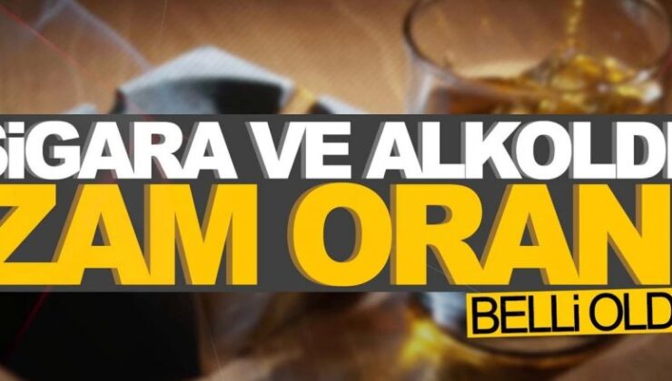 Alkol ve sigaraya gelecek ÖTV zammı belli oldu