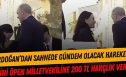 Aydın Milletvekili Seda Sarıbaş, Erdoğan’ın elini öptü 200 TL harçlık aldı…