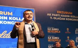 Bakan Tekin Erzurum’da