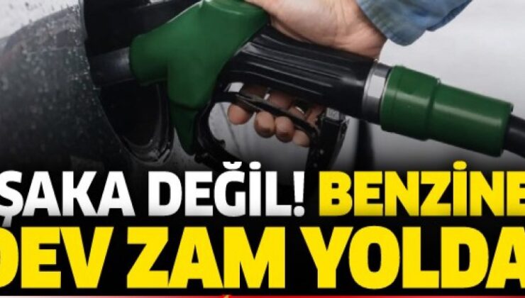 Benzine bir zam daha. Öyle böyle değil