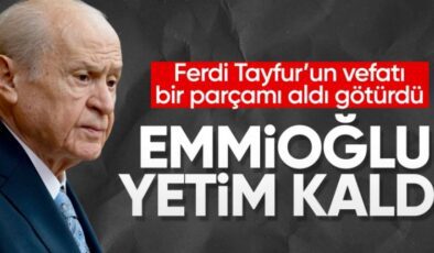 Devlet Bahçeli’den Ferdi Tayfur paylaşımı