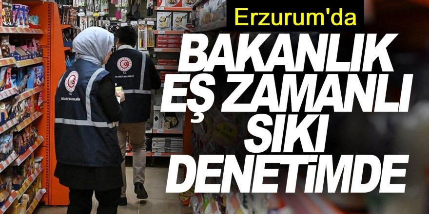 Erzurum’da yılbaşın da sıkı denetim