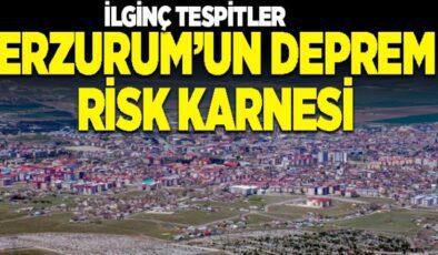 Erzurum’un deprem risk karnesi