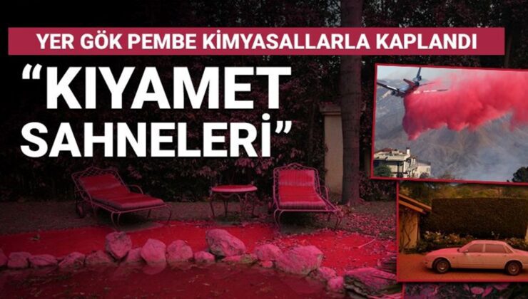 Kaliforniya’da kıyamet sahneleri: Sokaklar pembe kimyasallarla kaplandı! Son Dakika Dünya Haberleri