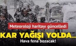 Kar yağışı yolda: Hava fena bozacak!