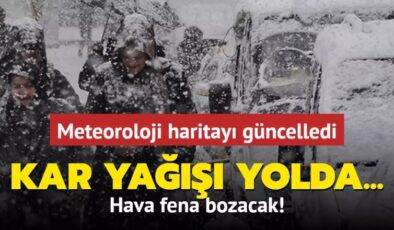 Kar yağışı yolda: Hava fena bozacak!