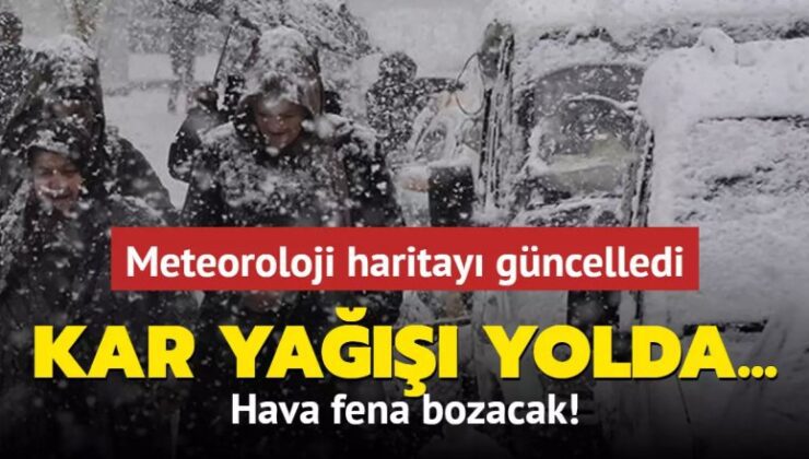 Kar yağışı yolda: Hava fena bozacak!