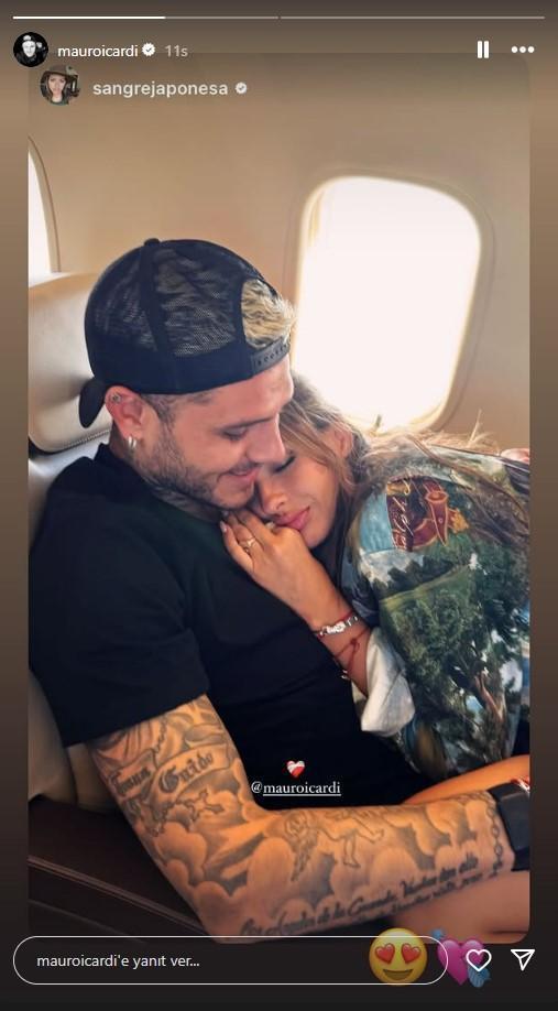 Mauro Icardi'den yeni aşkıyla paylaşım!